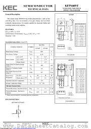 KF5N60P datasheet pdf Korea Electronics (KEC)