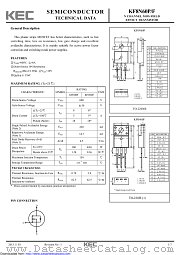 KF8N60F datasheet pdf Korea Electronics (KEC)