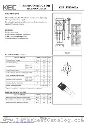 KGF15N120KDA datasheet pdf Korea Electronics (KEC)