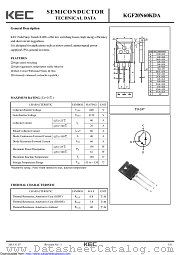 KGF20N60KDA datasheet pdf Korea Electronics (KEC)