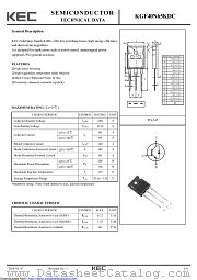 KGF40N65KDC datasheet pdf Korea Electronics (KEC)