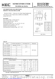 KIA1117SCB33 datasheet pdf Korea Electronics (KEC)