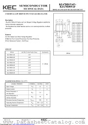 KIA78D30AF datasheet pdf Korea Electronics (KEC)