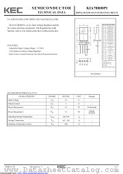 KIA78R00PI datasheet pdf Korea Electronics (KEC)