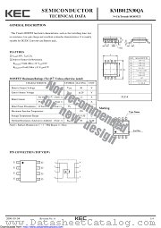 KMB012N30QA datasheet pdf Korea Electronics (KEC)