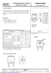 KMB035N40DB datasheet pdf Korea Electronics (KEC)