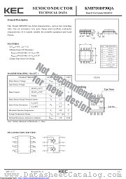 KMB7D1DP30QA datasheet pdf Korea Electronics (KEC)