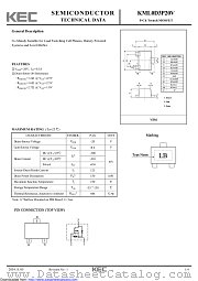 KML0D3P20V datasheet pdf Korea Electronics (KEC)