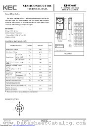 KPS8N60F datasheet pdf Korea Electronics (KEC)