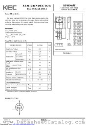 KPS8N65F datasheet pdf Korea Electronics (KEC)