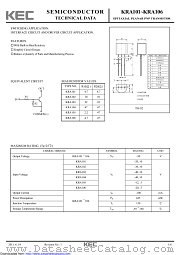 KRA104 datasheet pdf Korea Electronics (KEC)