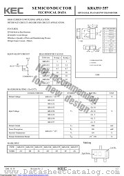 KRA357 datasheet pdf Korea Electronics (KEC)
