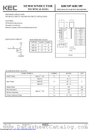 KRC109 datasheet pdf Korea Electronics (KEC)