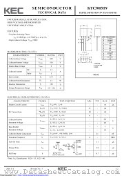 KTC3003HV datasheet pdf Korea Electronics (KEC)