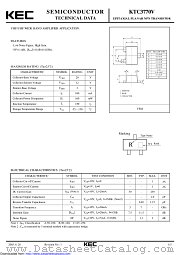 KTC3770V datasheet pdf Korea Electronics (KEC)