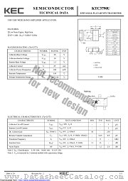 KTC3790U datasheet pdf Korea Electronics (KEC)