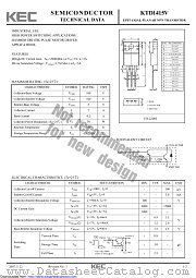 KTD1415V datasheet pdf Korea Electronics (KEC)