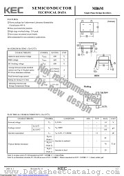 MB6M datasheet pdf Korea Electronics (KEC)