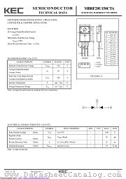 MBRF20U150CTA datasheet pdf Korea Electronics (KEC)