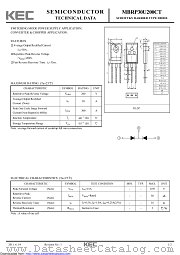 MBRP30U200CT datasheet pdf Korea Electronics (KEC)