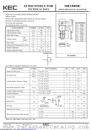 MJE13005DC datasheet pdf Korea Electronics (KEC)