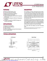 LT1009CZ#TR datasheet pdf Linear Technology