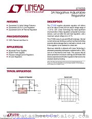 LT1033CT datasheet pdf Linear Technology