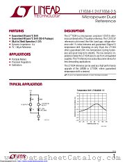 LT1034IZ-1.2#TR datasheet pdf Linear Technology