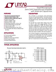 LTC1047CSW datasheet pdf Linear Technology