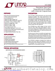 LTC1050CS8#TRPBF datasheet pdf Linear Technology