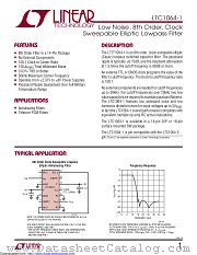 LTC1064-1CSW datasheet pdf Linear Technology