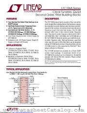 LTC1068-25IG#TRPBF datasheet pdf Linear Technology