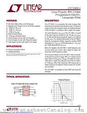 LTC1069-1CS8#TRPBF datasheet pdf Linear Technology