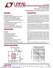 LT1073CS8-12#PBF datasheet pdf Linear Technology