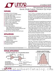 LT1078SW datasheet pdf Linear Technology