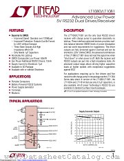 LT1081IN#PBF datasheet pdf Linear Technology