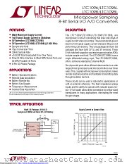 LTC1096IS8#TR datasheet pdf Linear Technology