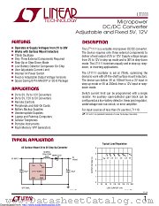LT1111CS8-5#TRPBF datasheet pdf Linear Technology