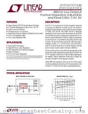 LT1117IST-5#TR datasheet pdf Linear Technology
