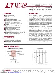 LT1121IZ-5#TR datasheet pdf Linear Technology