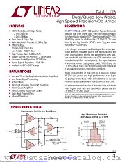LT1124CS8#PBF datasheet pdf Linear Technology