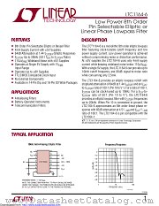 LTC1164-6CSW datasheet pdf Linear Technology