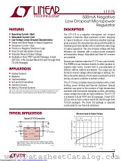 LT1175CS8#PBF datasheet pdf Linear Technology