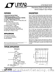 LT1219CS8#TRPBF datasheet pdf Linear Technology