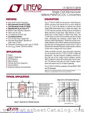 LT1307BCMS8#TR datasheet pdf Linear Technology