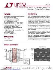 LT1341CSW#TRPBF datasheet pdf Linear Technology