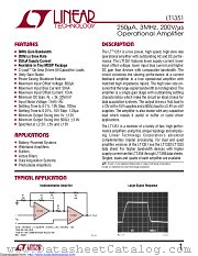 LT1351CMS8#TR datasheet pdf Linear Technology