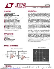 LT1354CS8#TR datasheet pdf Linear Technology