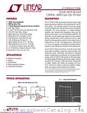 LT1356CS#TRPBF datasheet pdf Linear Technology