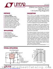 LT1373HVIS8#TR datasheet pdf Linear Technology